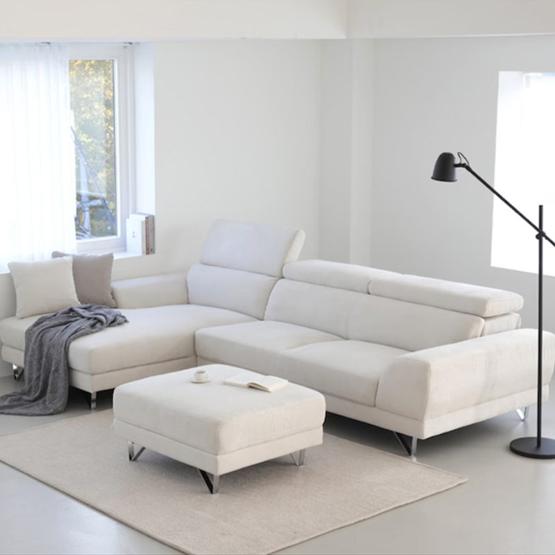 Modern Fabric Sectional Sofa Set