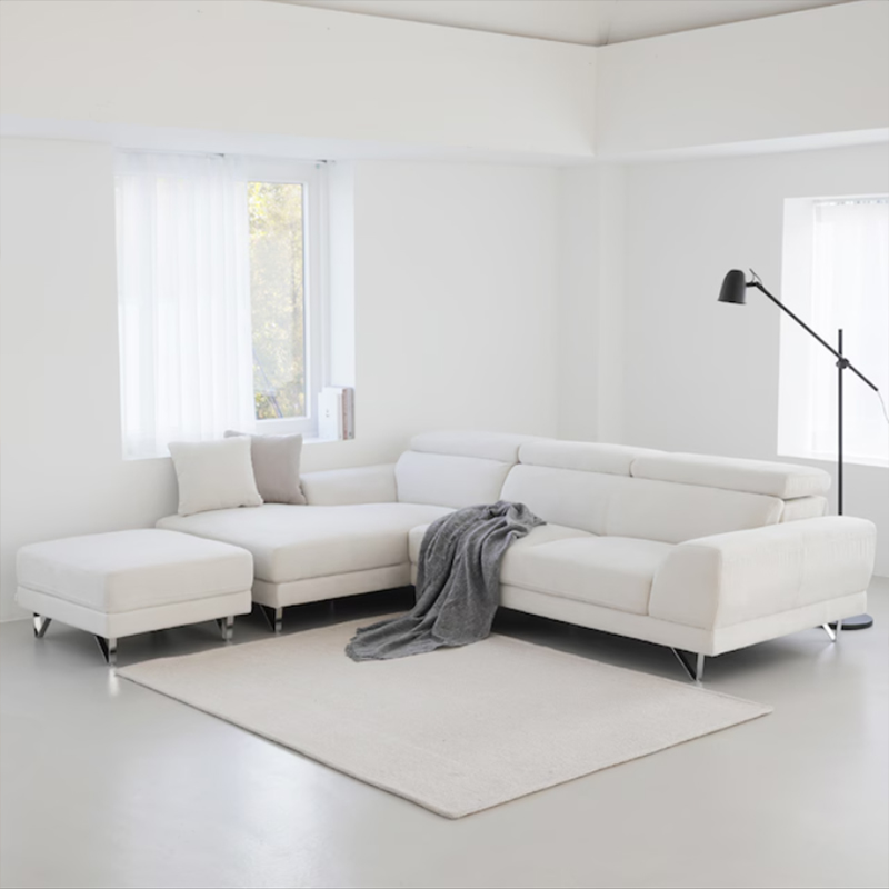 Modern Fabric Sectional Sofa Set