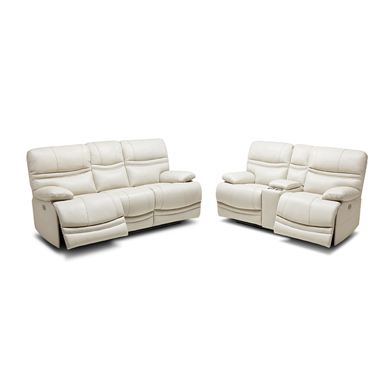 3 And 2 Seater Leather Recliner Sofa