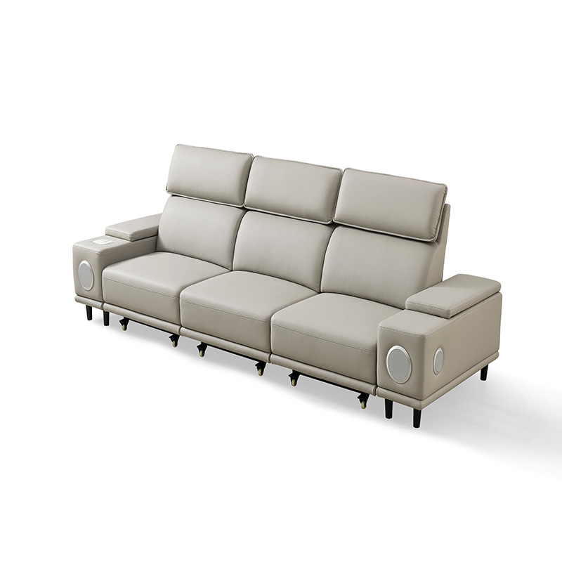 Sleek Modular Media Sofa