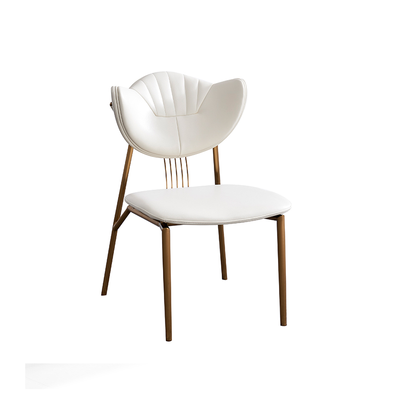 Mid Century White Chair