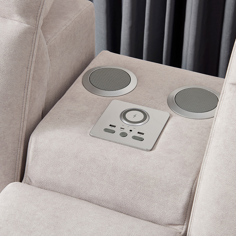 Sofa with a Cup Holder Console