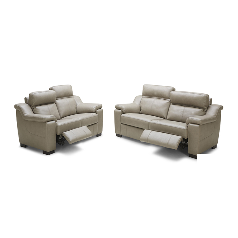 2 Seater Modern Leather Recliner Sofa