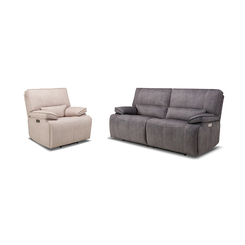 Single And Two Seater Recliner Sofa Set